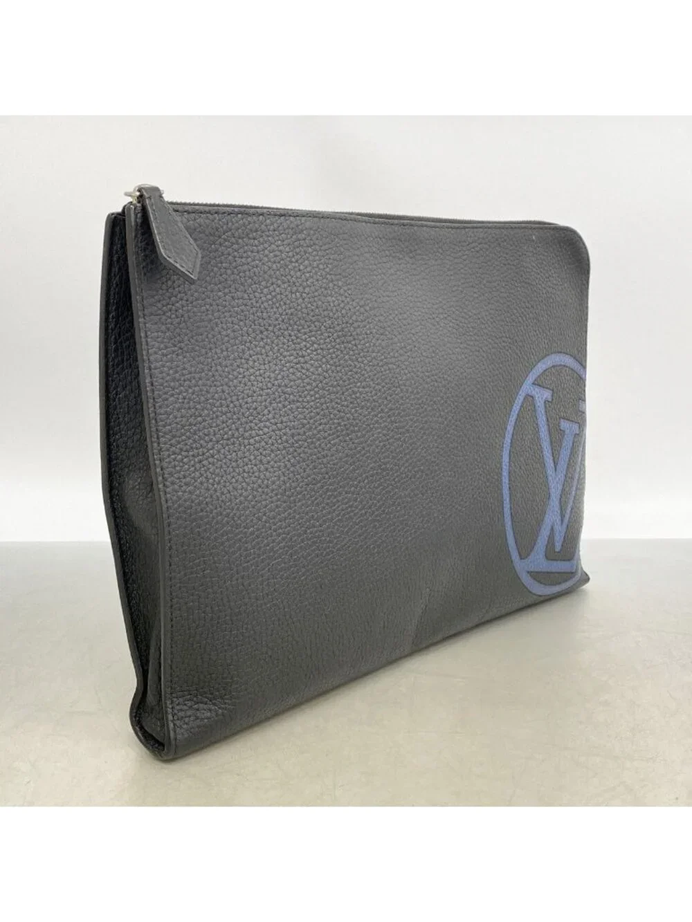 Louis Vuitton Clutch Taurillon Pochette Jour Gmnm Noir LV Circle